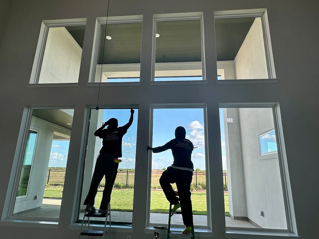 Window tinting install